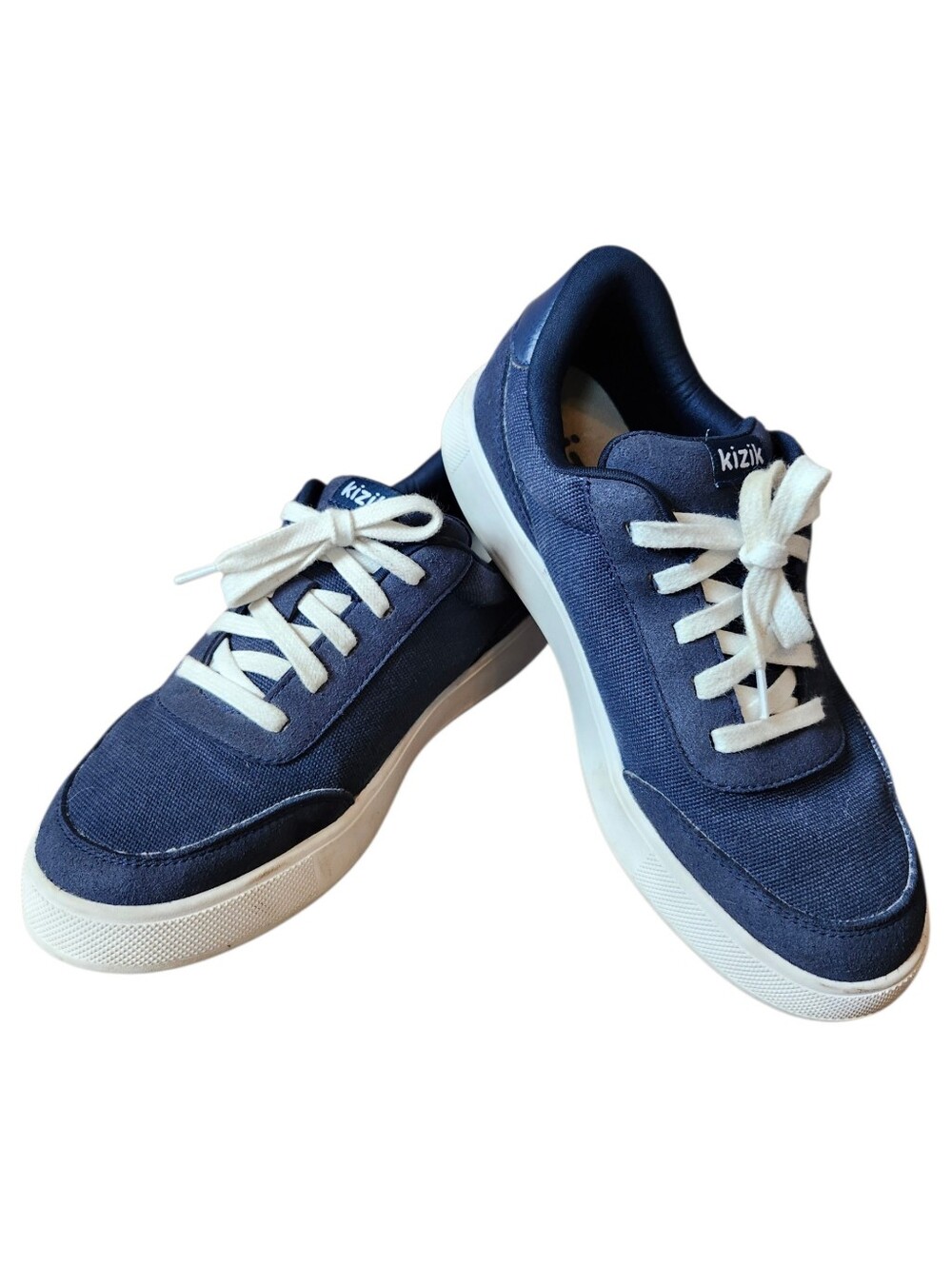 Kizik Kids Prague Slip-On Sneakers Navy Blue Size 4Y